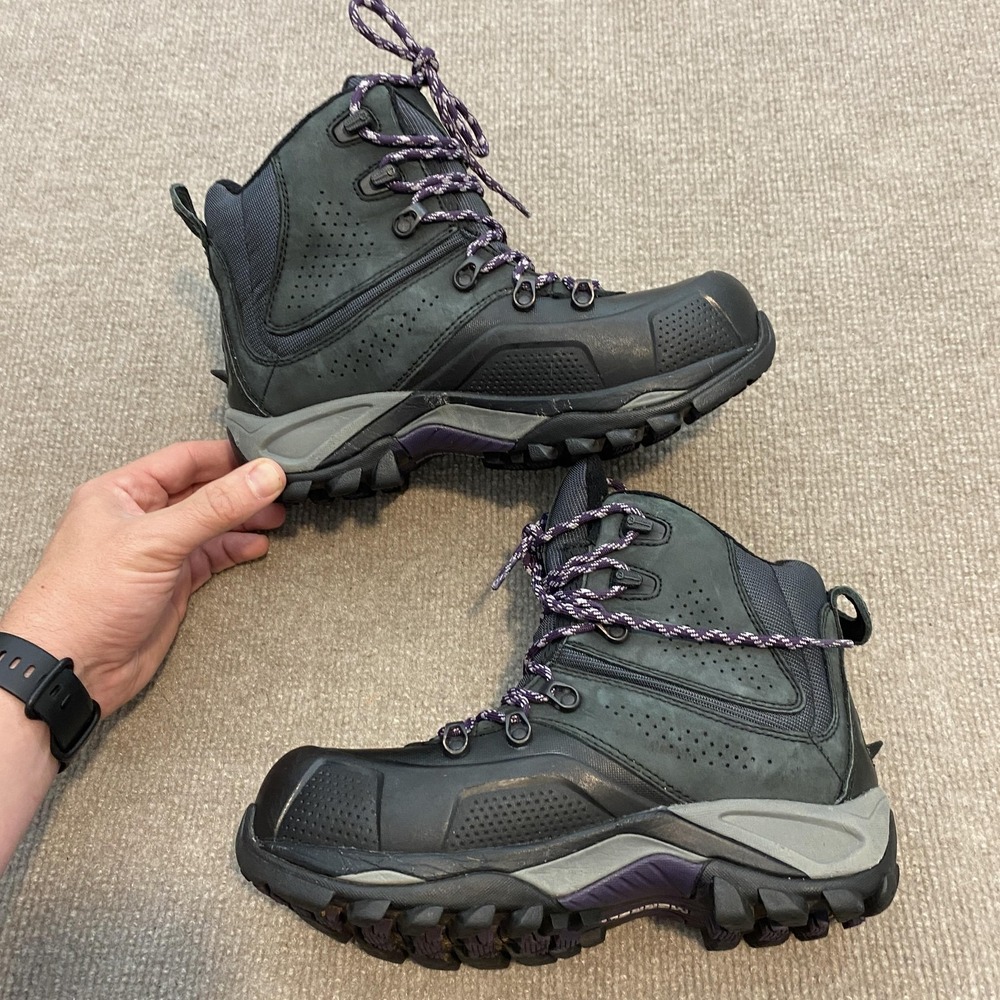Merrell Whiteout 8 Snow Boots Womens Size 7 Black Waterproof Mid Calf‎ Lace Up - Picture 5 of 14